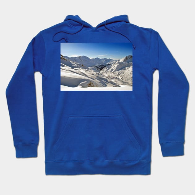 Zurs Lech am Arlberg Austrian Alps Austria Hoodie by Andy Evans Photos